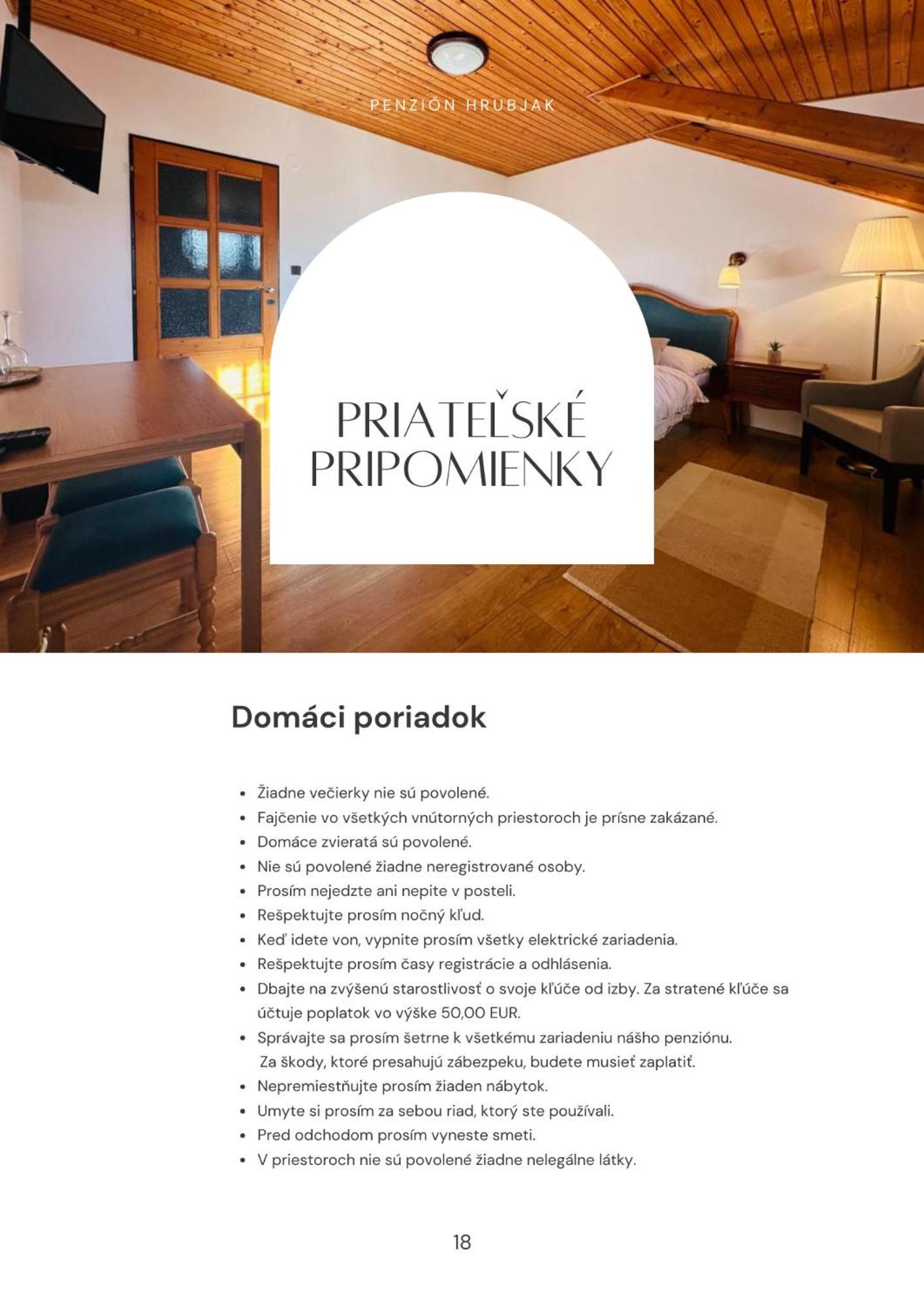 Penzion Hrubjak Oravská Polhora Eksteriør bilde